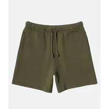 Elwood Core Sweat Shorts Vintage Olive M Drawstring Organic Cotton Terry