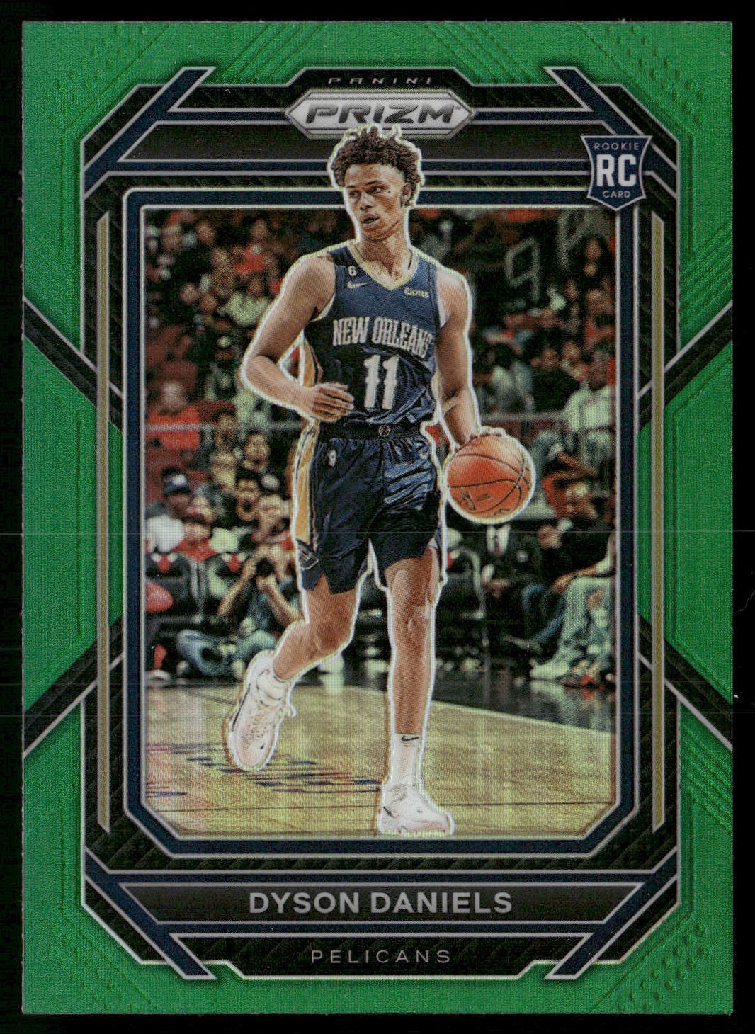 Dyson Daniels 2022-23 Prizm #233 Green Rookie New Orleans Pelicans