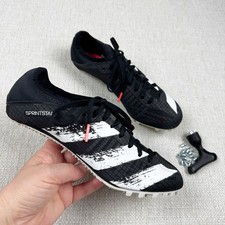 Adidas Adizero Sprintstar Mens Size 6 Black Running Track  Field Spike Shoes