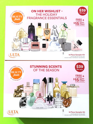 Ulta Beauty LOT OF 2 Fragrance Essentials & Stunning Scents Boxed Sets *SEALED*