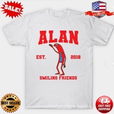 Alan Smiling Friends Est 2018 Groovy Graphic T-Shirt S-5XL