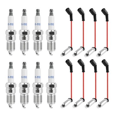 Stacool 16Pcs Spark Plug Wires Set 41-110 Sparks Plugs Replacement