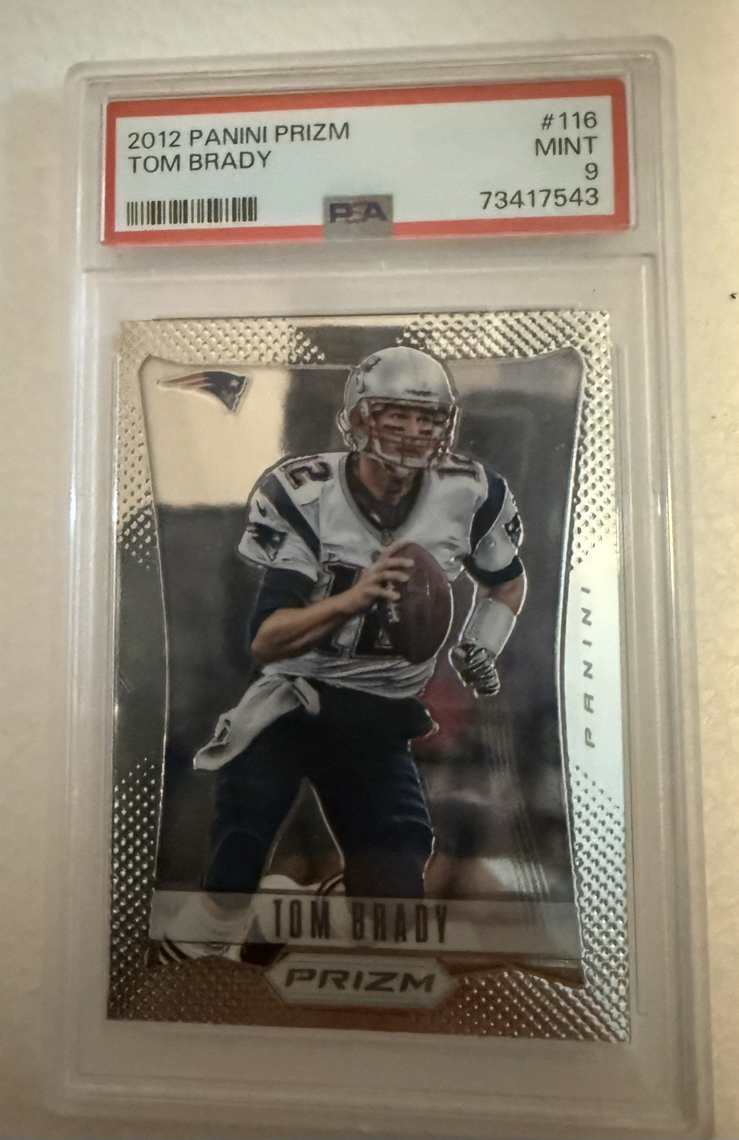 2012 Panini Prizm - Tom Brady #116 PSA9 