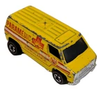 Vintage 1974 Hot Wheels Redline Super Van Paramedic Yellow Sport Van