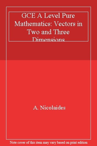 Pure Math Vector Parallel Vectors Three Dimensions