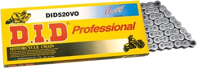 D.I.D. Pro V Series 520VO O-Ring Motorcycle Chain 98 Link Natural 520VO X 98