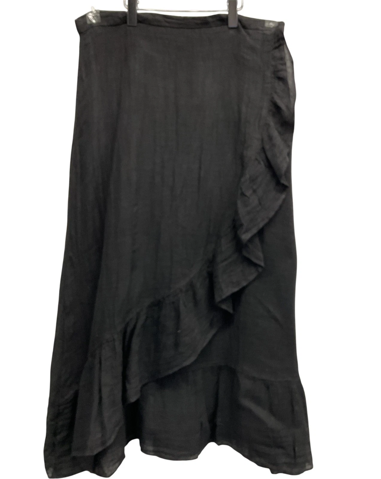 Brora Asymmetric Black Linen Skirt Ruffle Midi Lightweight Size 12
Opens in a new window or tab
