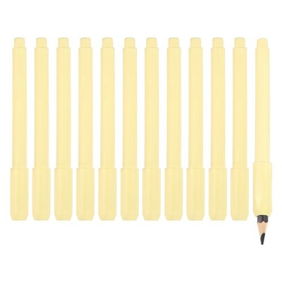 Pencil Extenders, 12 Pack Adjustable Pencil Extenders, Yellow