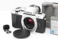 Olympus OM-D E-M10 Mark II Body Silver Mirrorless Camera Tested Near Mint