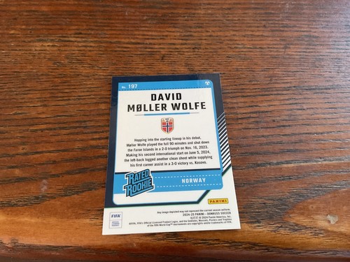 2024-25 Panini Donruss David Moller Wolfe Optic Holo Rated Rookie #197 - Picture 2 of 2