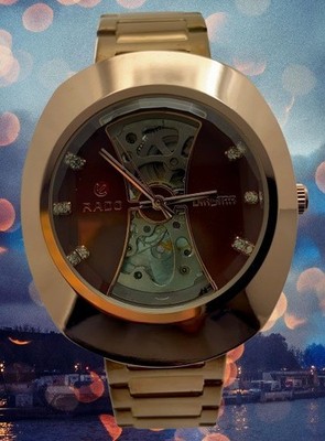 Beautiful Rado Diastar Skeleton style Dial Automatic Refurbished Men's Watch
