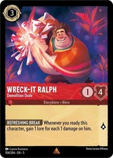 Disney Lorcana TCG - Shimmering Skies - Wreck-It Ralph - Demolition Dude 104/204