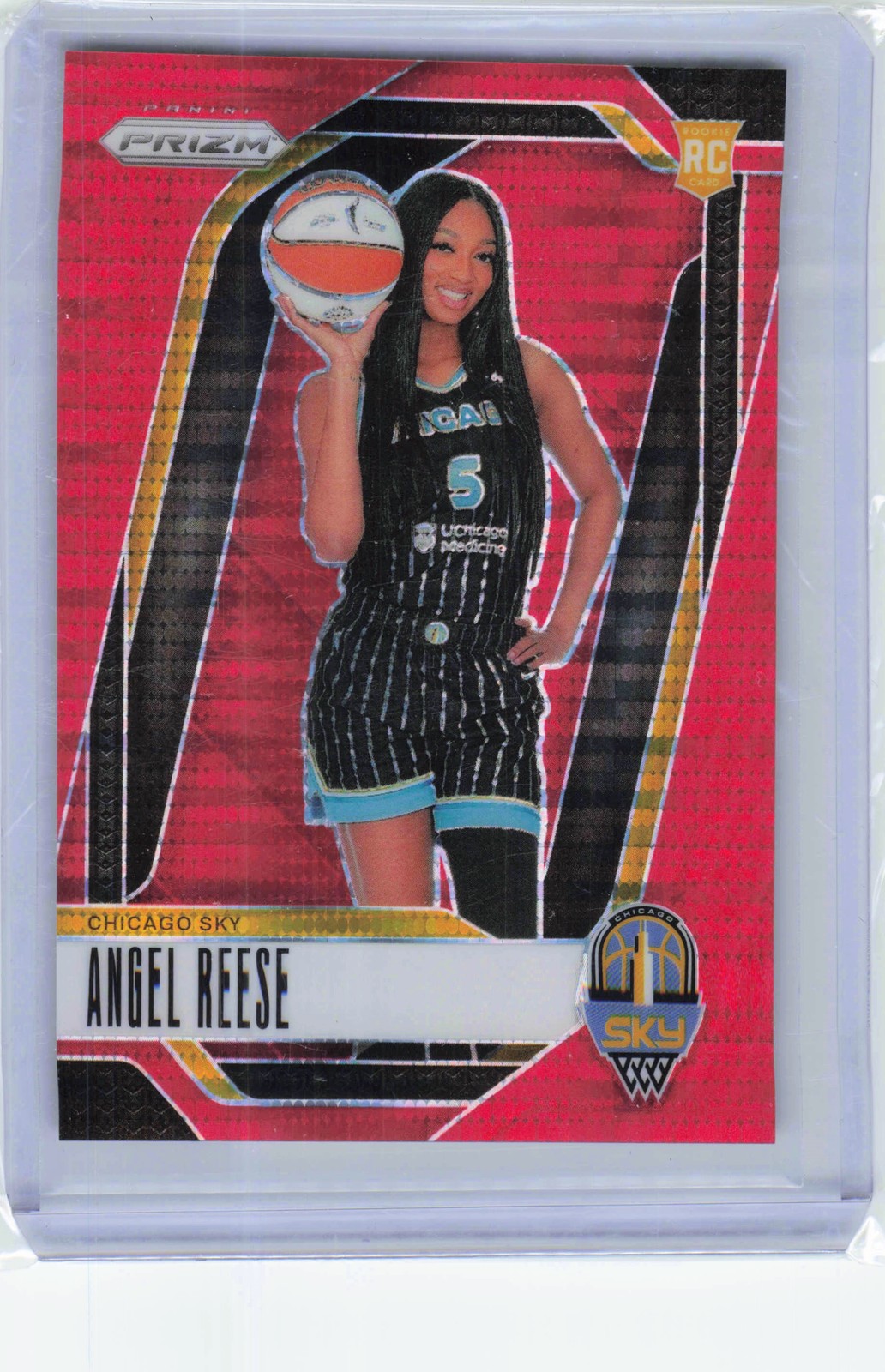 2024 Panini Prizm WNBA #147 Angel Reese Red Prizms #/299
