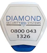 Texecom Odyssey X3 Blue Dummy Alarm box twin flashing LED LIFETIME GUARANTEE