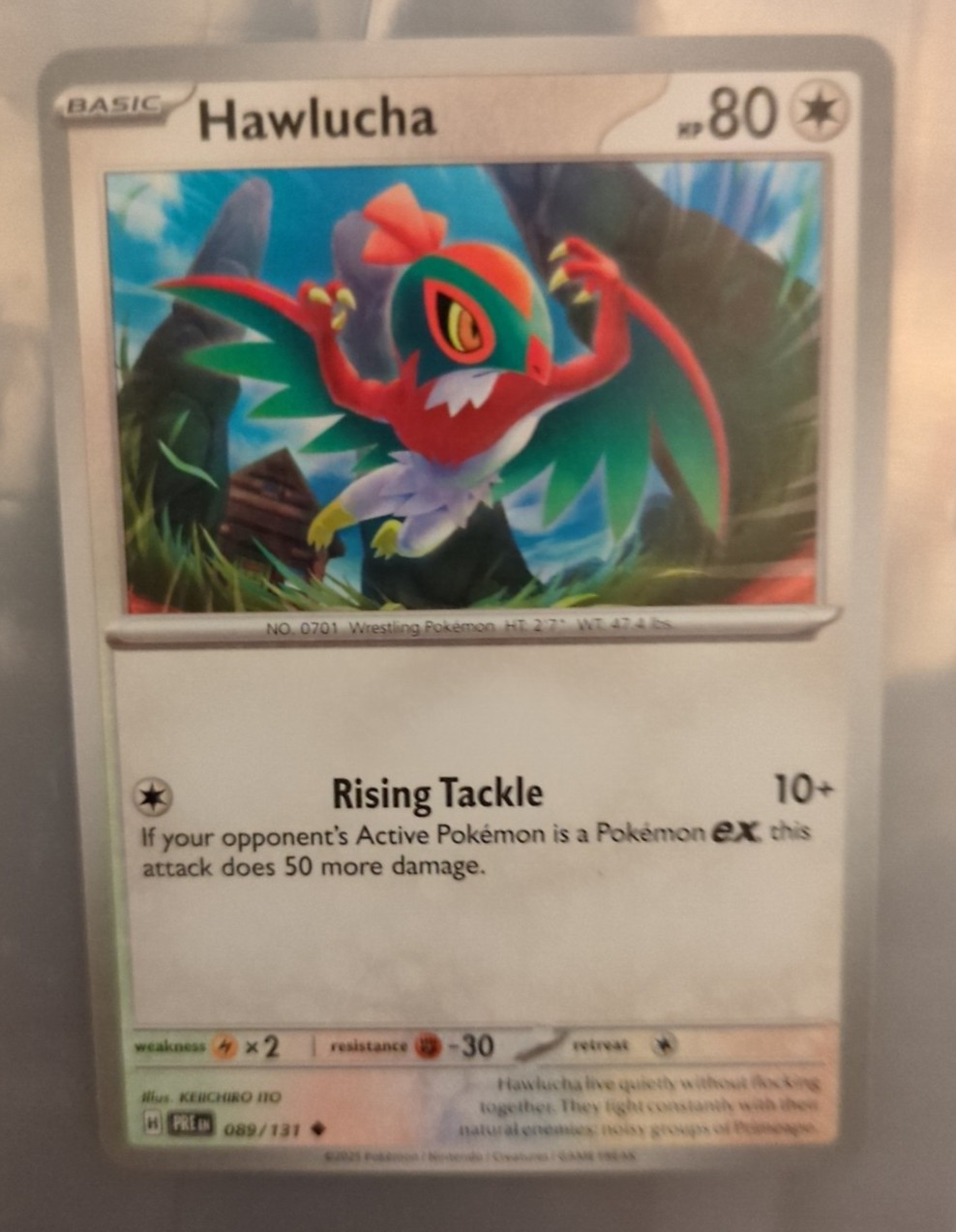 Hawlucha 089/131 SV Prismatic Evolutions Uncommon Near Mint