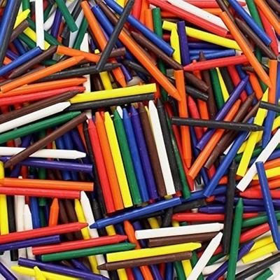 Craytastic! Bulk Unwrapped Crayons Case of 270 (9 colors, Wax) for Crafting, ...
