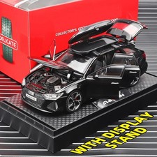 1:32 Audi RS6 Toy Car Model with Sound Light Doors Opened Alloy Diecast Model