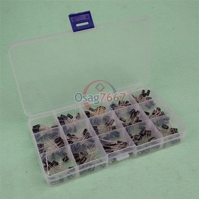 15value 200pcs Electrolytic Capacitor Assortment Box Kit NEW #iv