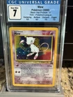 CGC 7 Mew Wotc Promo 09/53 Holo Promo English 2000 Pokemon TCG Sugimori