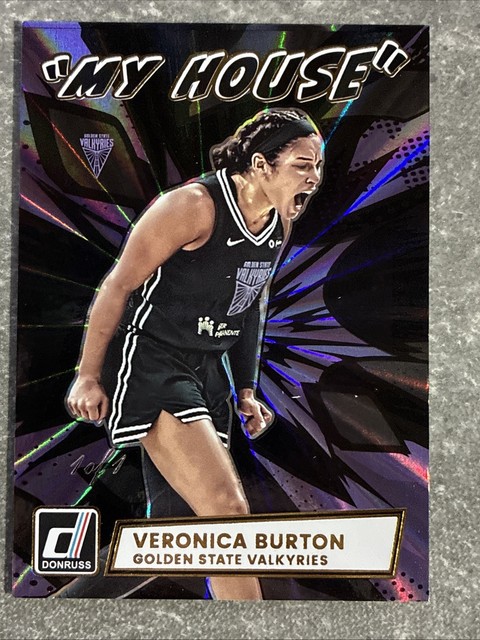 Veronica Burton 2026 Panini Donruss WNBA My House BLACK Parallel Sp SSP 1/1