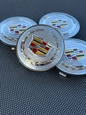 CADILLAC STS CTS SRX DTS XTS  67mm/2 5/8" Center Caps COLOR CREST