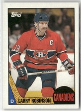 1987-88 TOPPS #192 LARRY ROBINSON MONTREAL CANADIENS