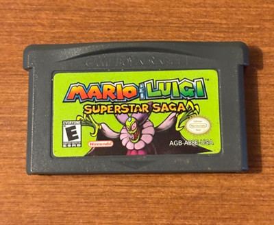 Mario & Luigi Superstar Saga Nintendo Gameboy Advance GBA Cartridge Only -TESTED