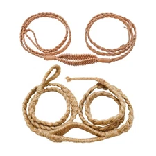 Balearic Roman Greek Sling Handcrafted Braided Cords Throwing Slingshot for H...