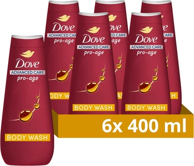 UNILEVER Dove Advanced Care Pro-Age Body Wash Body Cleanser Shower Gel with Skin-Natural