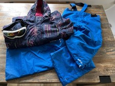 Age 11-12 Ski Bundle In Excellent Condition. Mountain Warehouse and Decathlon