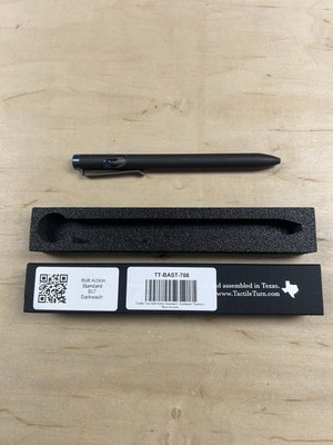 Tactile Turn x DLT Trading Standard Bolt Action Pen Darkwash Ti