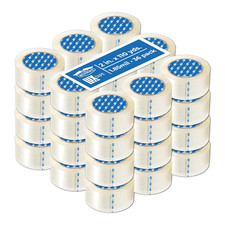 The Boxery Clear Packing Tape 36 Roll Carton 2" X 110 Yards