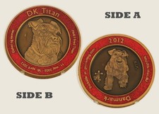 DK Titan 2012 Memorial Dog Geocaching Challenge Coin 1 22