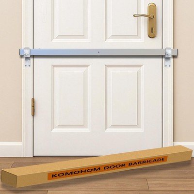 Stainless Steel Door Security Bar 38''(Door Barricade) Anti Break in Safety Lock