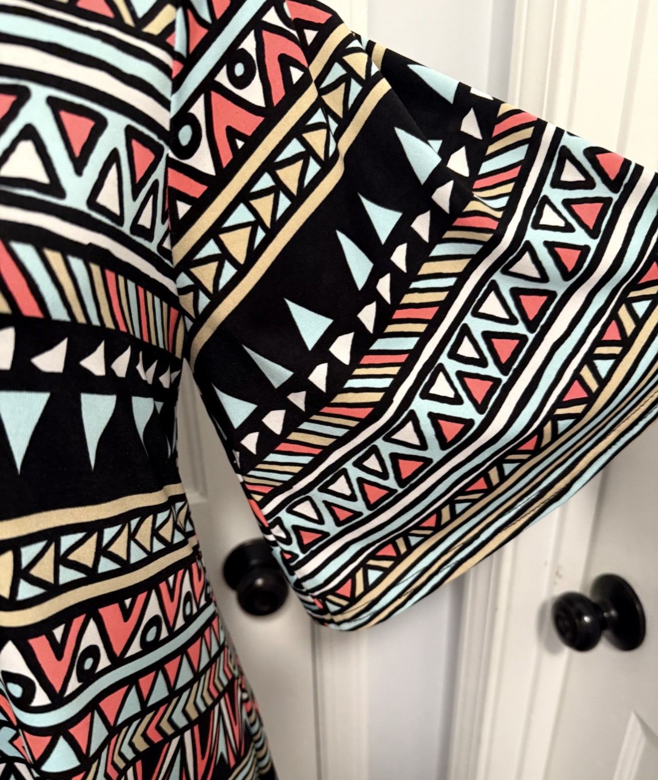 Uncle Frank Multicolor Aztec Pattern Mini Handker… - image 3