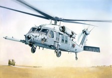 ITALERI, Hélicoptère MH-60K Blackhawk SOA à assembler avec peinture, échelle ...