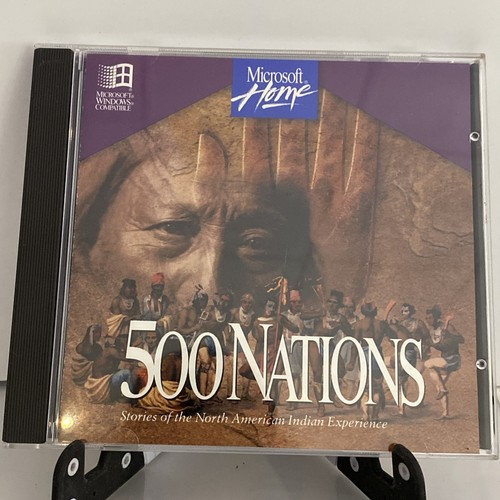 500 Nations Stories North American Indian +Product ID - Microsoft PC CD ROM 1995 - Picture 1 of 3