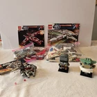 LEGO - Star Wars Sets (Lot of 5) - X Wing, Mandalorian, Mini Falcon