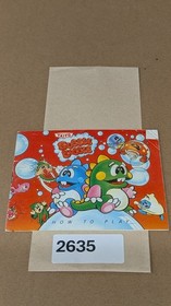 Bubble Bobble - Nintendo NES- Manual Only **NO GAME