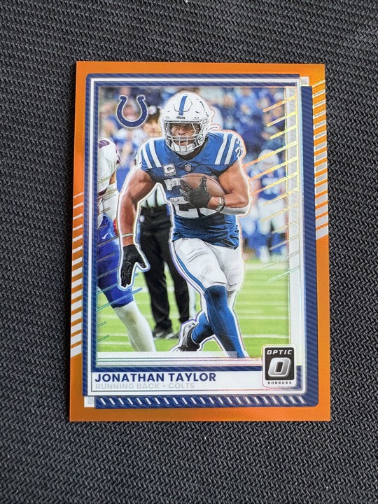 2025 Panini Donruss Optic - Jonathan Taylor #49 Orange Prizm /299