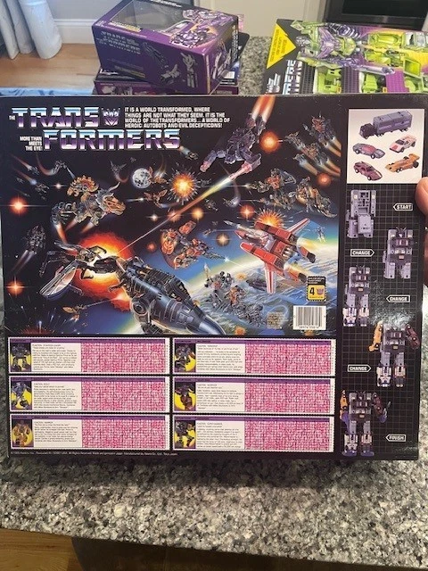 Transformer G1 Menasor Reedición Stunticons Combinador Set de Regalo NISB Foto 2 de 2