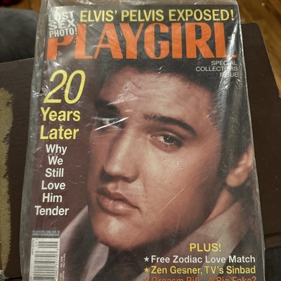 Sept 1997 Special Collectors Issue Elvis Presley Playgirl Magazine SEALED