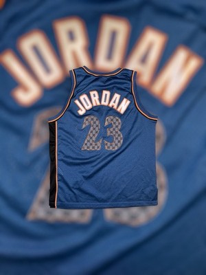 Vtg Custom Gucci Michael Jordan #23 NBA Washington Wizards Nike