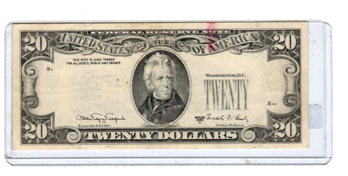 $20 "MISSING SEALS & SERIALS" (RARE NOTE) 1988 $20"MISSING SEALS & SERIALS" RARE - Picture 2 of 3