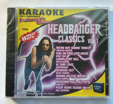 Performer's Choice Presents,Karaoke: Headbanger Classics, NEW SEALED CD GRAPHICS