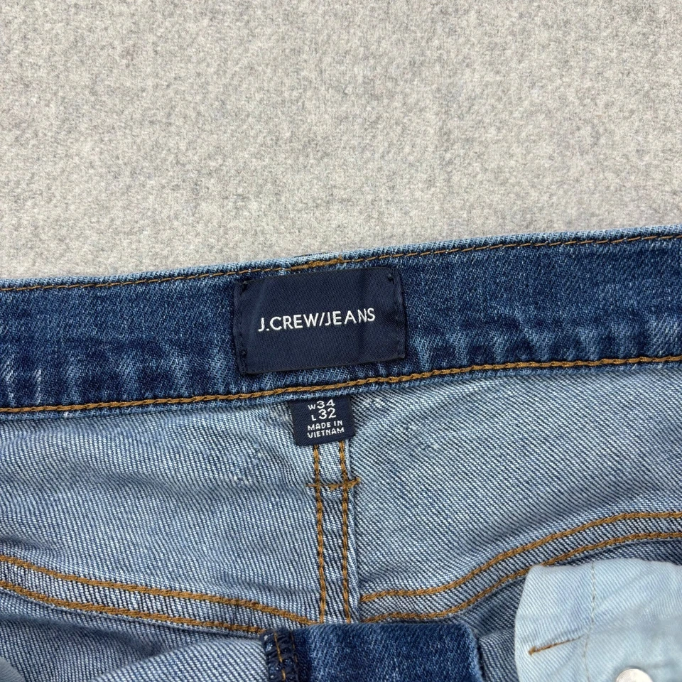 J. Jeans Crew 770 Para Hombre 34x30 Real Lavado Medio Kurabo Premium Denim Japonés Foto 4 de 4