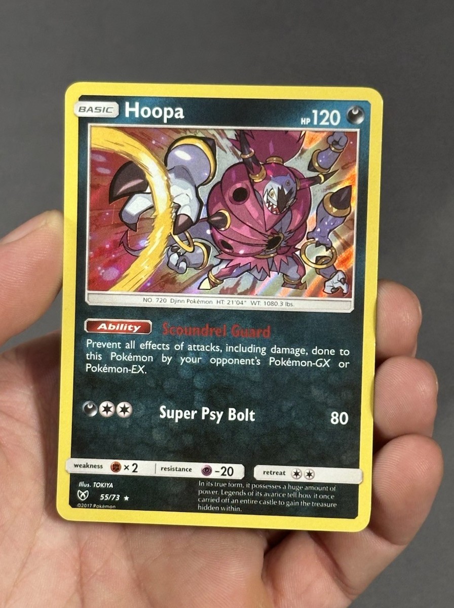 hoopa basic pokemon card value Pokemon TCG Ultra Rare Hoopa V Fusion Strike Full Art Holo Card 253/26 –  Pfaltzcraftsmore main image 1