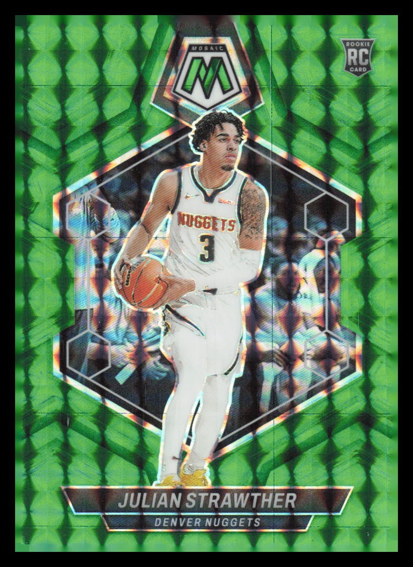 2023-24 Panini Mosaic Mosaic Green #214 Julian Strawther