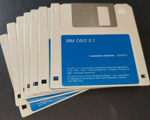 IBM OS/2 Version 2.1 On 3.5" Disks Upgrade Edition NEW 2.11 Big Box VINTAGE - Picture 15 of 15