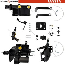For 1966 1967-1976 Dodge Plymouth New Black Hydro Brake Booster Master Cylinder